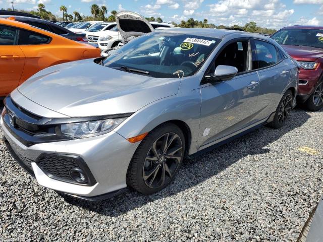 SHHFK7H41JU240972 - 2018 HONDA CIVIC SPOR 银色 照片 2