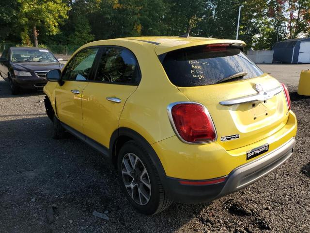 ZFBCFYCT0GP334870 - 2016 FIAT 500X TREKK YELLOW photo 3