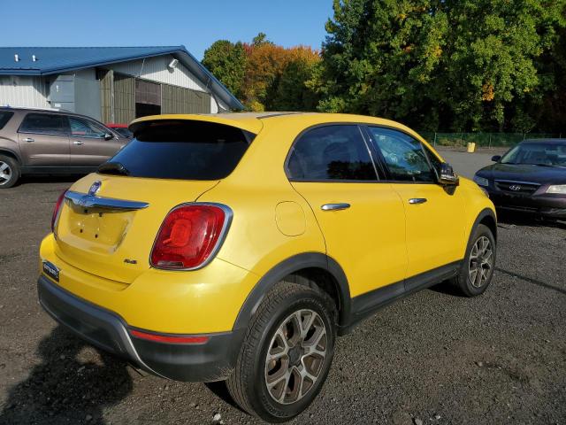 ZFBCFYCT0GP334870 - 2016 FIAT 500X TREKK YELLOW photo 4