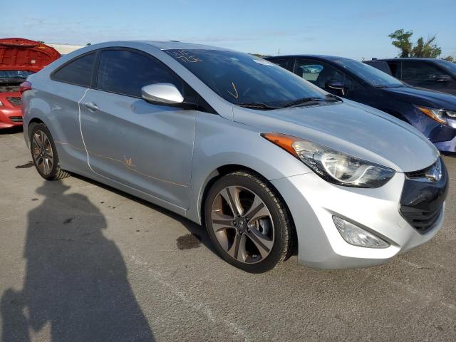 KMHDH6AEXDU007829 - 2013 HYUNDAI ELANTRA CO SILVER photo 1