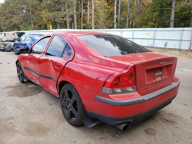 YV1RH52Y142353416 - 2004 VOLVO S60 R RED photo 3