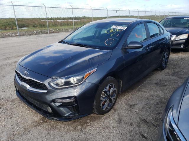 3KPF24AD4ME326684 - 2021 KIA FORTE FE GRAY photo 2