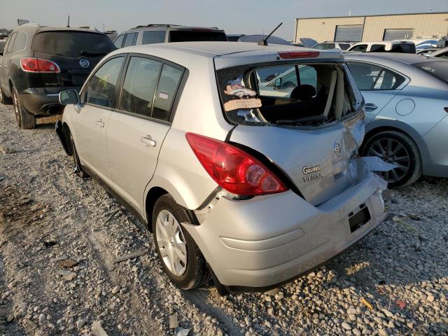 3N1BC1CP3AL413780 - 2010 NISSAN VERSA S SILVER photo 3