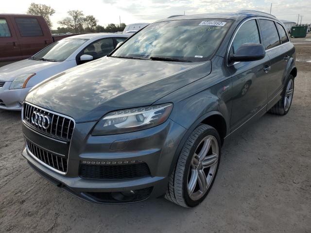 WA1DGAFE8DD000892 - 2013 AUDI Q7 PRESTIG GRAY photo 2