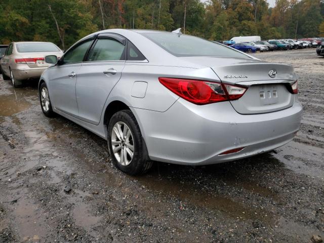 5NPEB4AC4DH703982 - 2013 HYUNDAI SONATA GLS GRAY photo 3