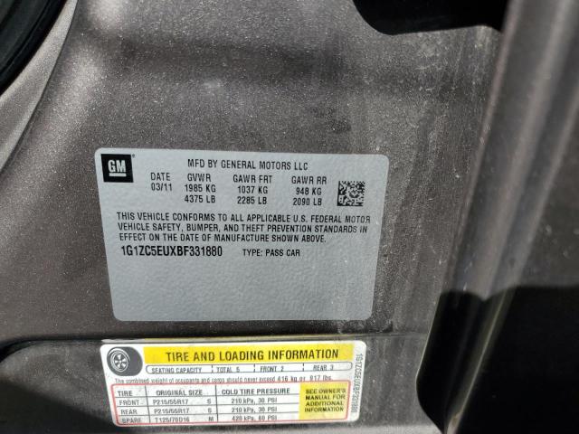 1G1ZC5EUXBF331880 - 2011 CHEVROLET MALIBU 1LT 棕色 照片 10