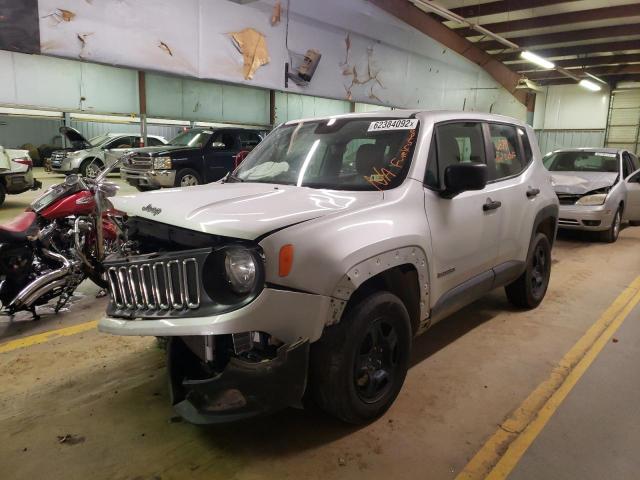 ZACCJBAB5JPJ47641 - 2018 JEEP RENEGADE S Gümüş foto 2
