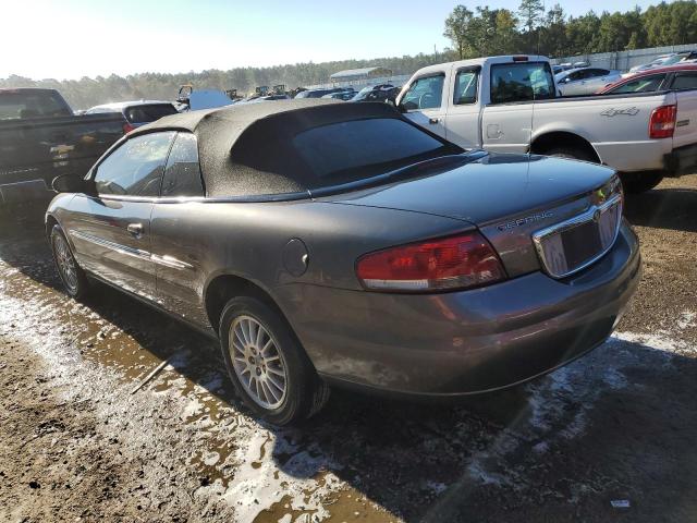 1C3EL55R84N412925 - 2004 CHRYSLER SEBRING LX GRAY photo 3