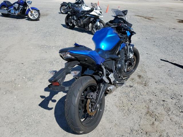 JKAEXEJ13JDA02869 - 2018 KAWASAKI EX650 J ლურჯი ფოტო 4