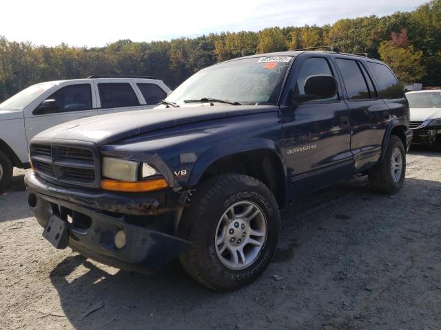 1B4HS28ZXYF132300 - 2000 DODGE DURANGO BLUE photo 2