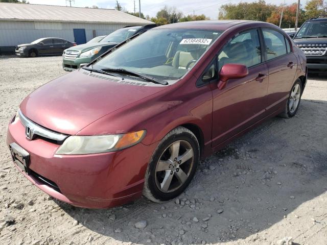 1HGFA16928L091612 - 2008 HONDA CIVIC EXL 红色 照片 2