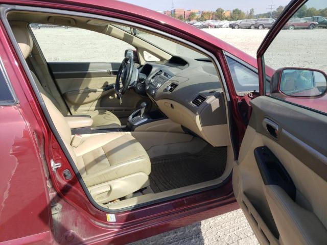 1HGFA16928L091612 - 2008 HONDA CIVIC EXL 红色 照片 5
