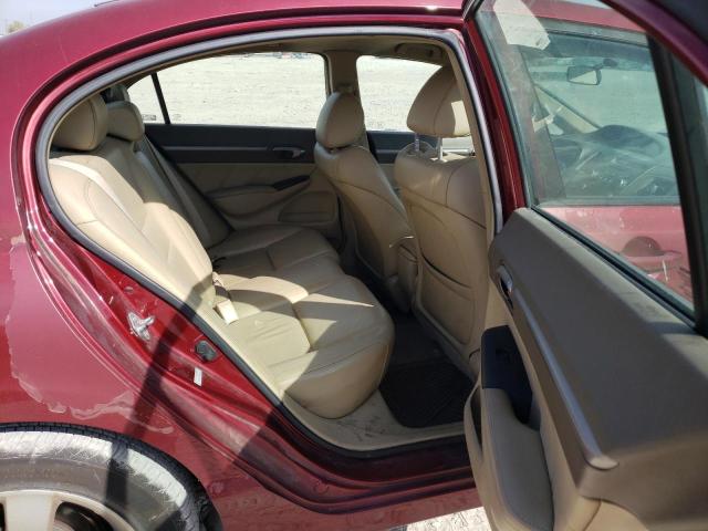 1HGFA16928L091612 - 2008 HONDA CIVIC EXL 红色 照片 6