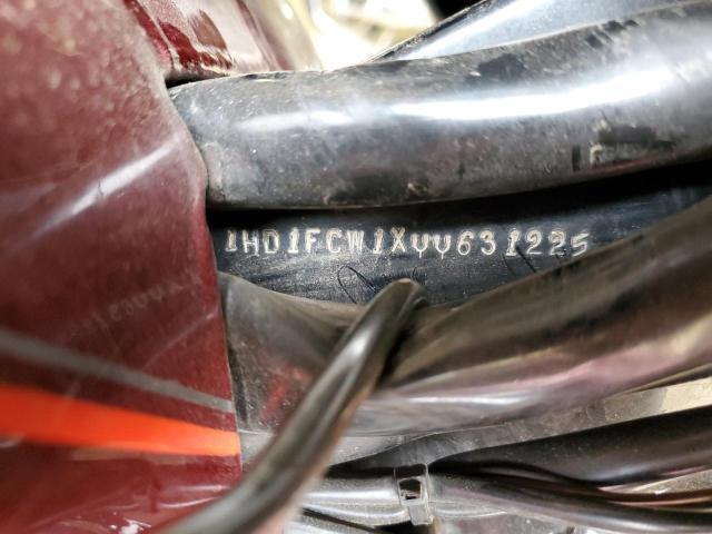 1HD1FCW1XYY631225 - 2000 HARLEY-DAVIDSON FLHTCUI 红色 照片 10