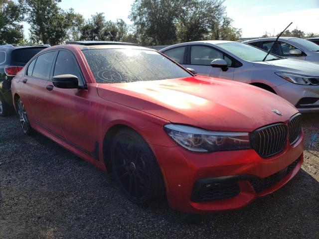 WBA7E2C34HG740961 - 2017 BMW 740 I RED photo 1