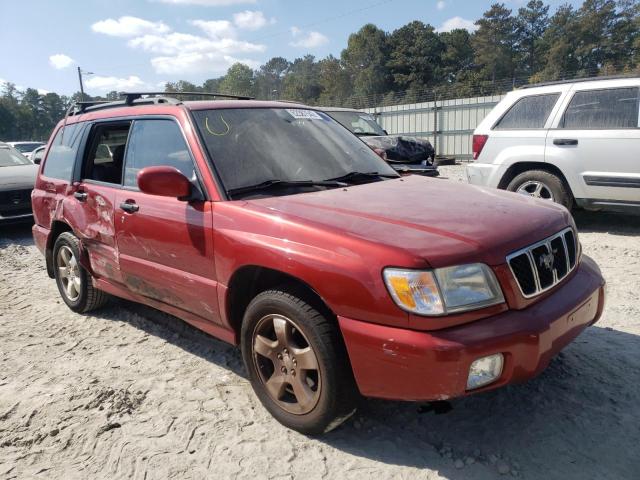 JF1SF65571H760076 - 2001 SUBARU FORESTER S MAROON photo 1