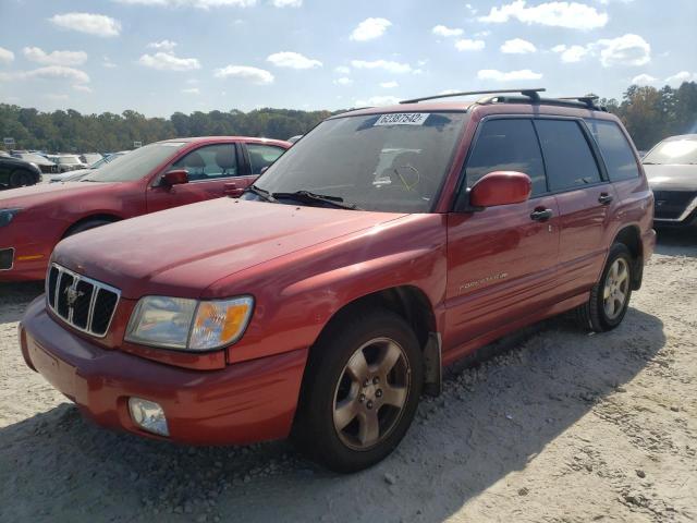 JF1SF65571H760076 - 2001 SUBARU FORESTER S MAROON photo 2