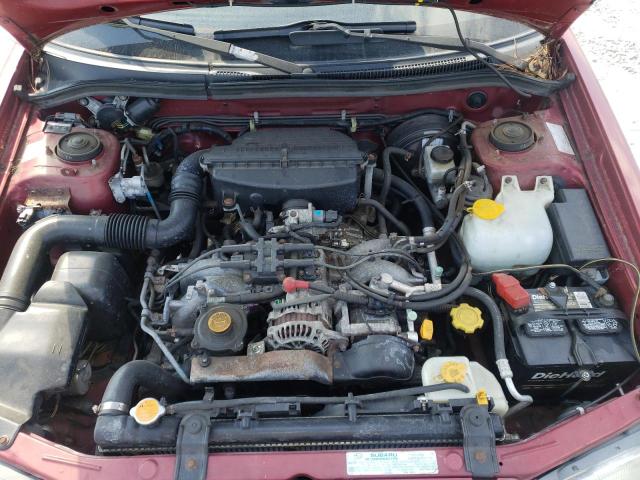 JF1SF65571H760076 - 2001 SUBARU FORESTER S MAROON photo 7