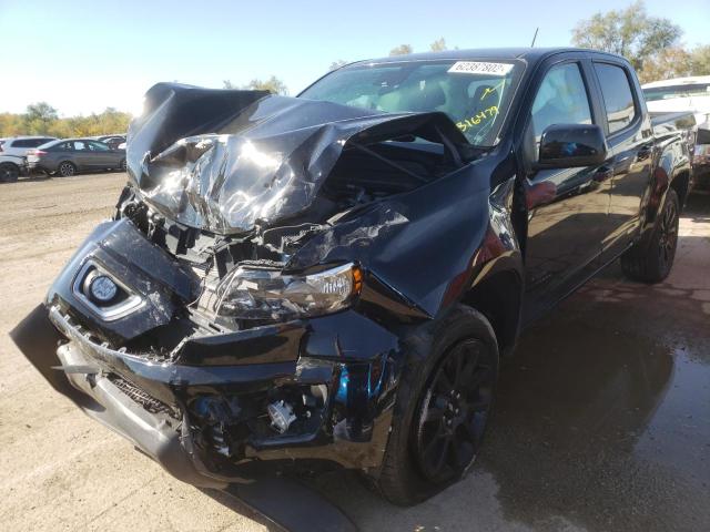 1GCGTCENXK1316479 - 2019 CHEVROLET COLORADO L BLACK photo 2