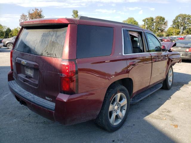 1GNSKBKC2KR175961 - 2019 CHEVROLET TAHOE LS RED photo 4