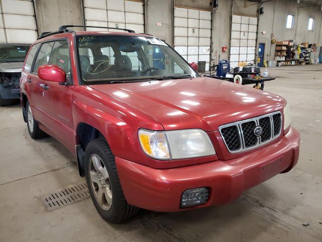 JF1SF65651H740014 - 2001 SUBARU FORESTER S RED photo 1