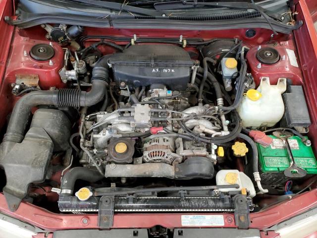 JF1SF65651H740014 - 2001 SUBARU FORESTER S RED photo 7