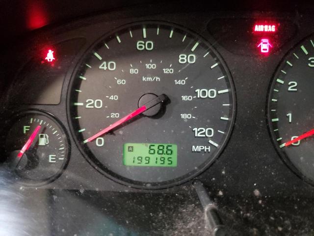 JF1SF65651H740014 - 2001 SUBARU FORESTER S RED photo 8