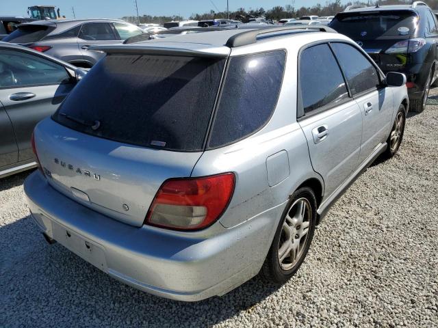 JF1GG29643G808978 - 2003 SUBARU IMPREZA WR SILVER photo 4