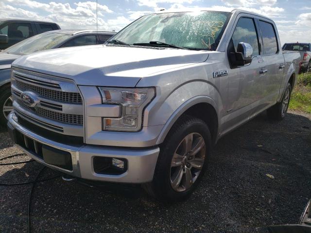 1FTEW1EG6HFA42259 - 2017 FORD F150 FX4X4 SILVER photo 2