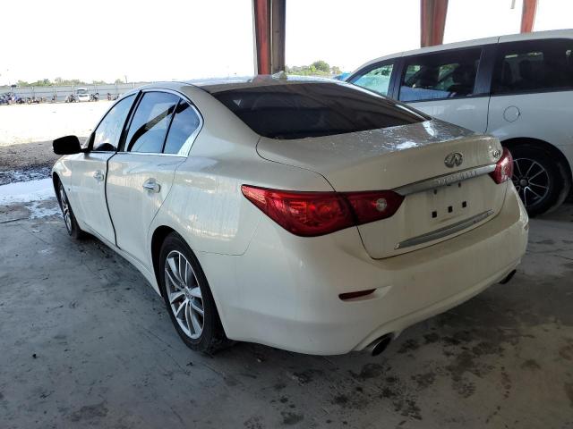 JN1BV7AP8FM343769 - 2015 INFINITI Q50 BASE WHITE photo 3