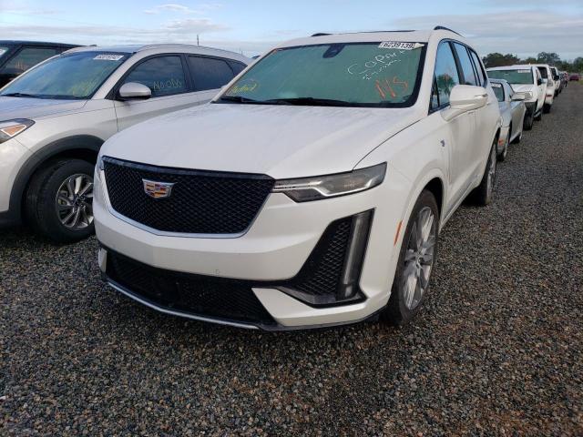 1GYKPGRS8MZ155988 - 2021 CADILLAC XT6 SPORT WHITE photo 2