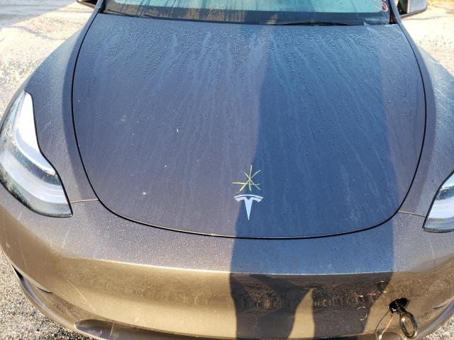 5YJYGDEE5MF184515 - 2021 TESLA MODEL Y رمادي صورة 7