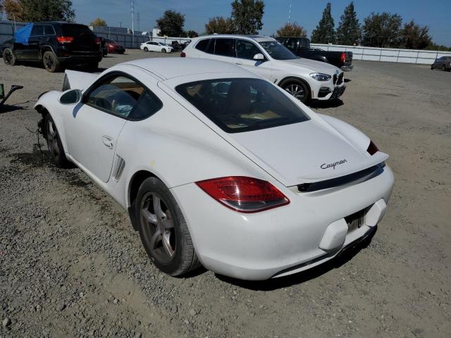 WP0AA2A87AU760728 - 2010 PORSCHE CAYMAN WHITE photo 3