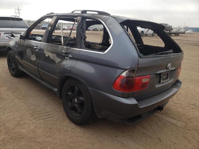 5UXFB33562LH37137 - 2002 BMW X5 4.4I BURN photo 3