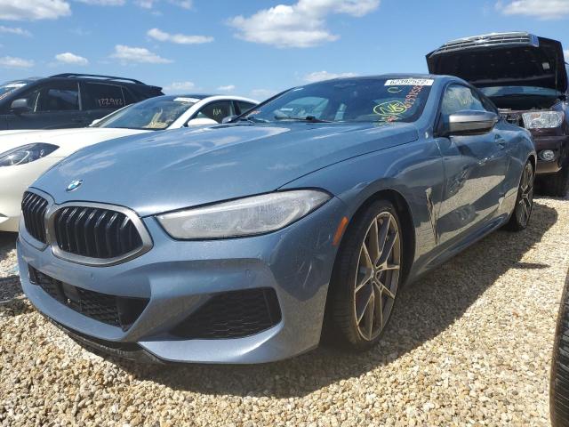 WBABC4C53KBJ35489 - 2019 BMW M850XI BLUE photo 2