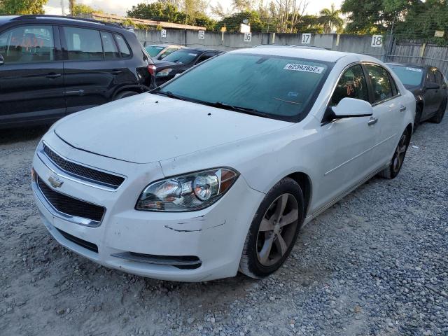 1G1ZC5E0XCF263580 - 2012 CHEVROLET MALIBU 1LT თეთრი ფოტო 2