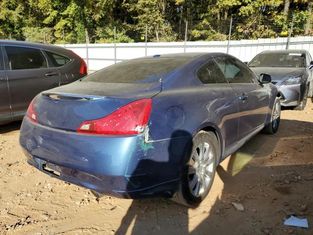 JNKCV64F29M651151 - 2009 INFINITI G37 BLUE photo 4