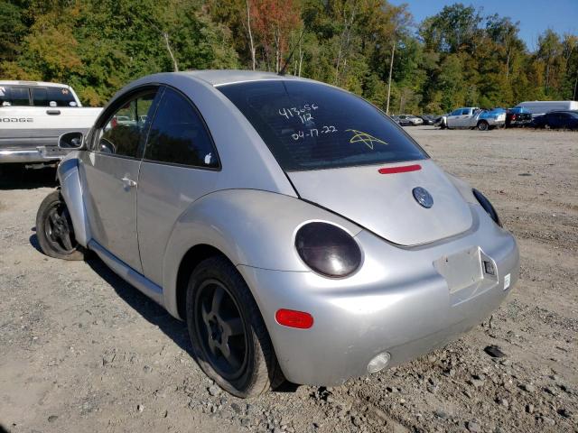 3VWCK21C71M459498 - 2001 VOLKSWAGEN NEW BEETLE 灰色 照片 3