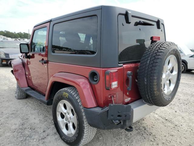 1C4AJWBG7DL542652 - 2013 JEEP WRANGLER S BURGUNDY photo 3