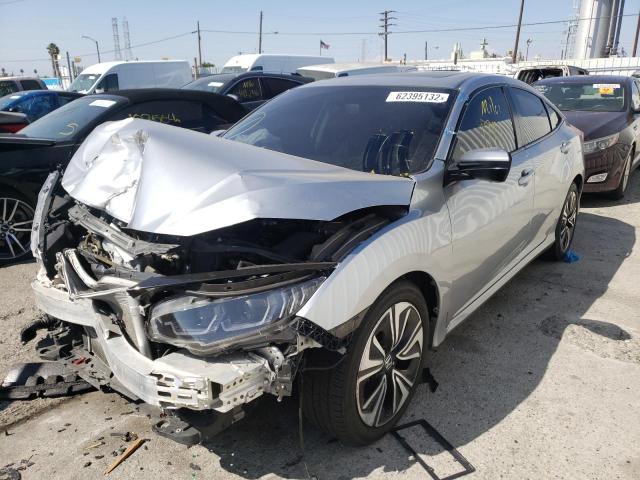 19XFC1F76GE205707 - 2016 HONDA CIVIC EXL ვერცხლისფერი ფოტო 2