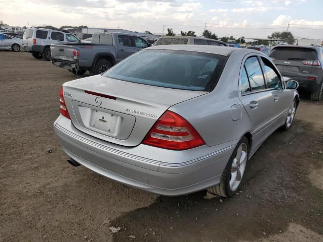 WDBRF40J84A585723 - 2004 MERCEDES-BENZ C 230K SPO SILVER photo 4