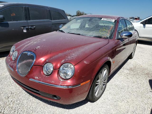 SAJWA01A37FN77337 - 2007 JAGUAR S-TYPE RED photo 2