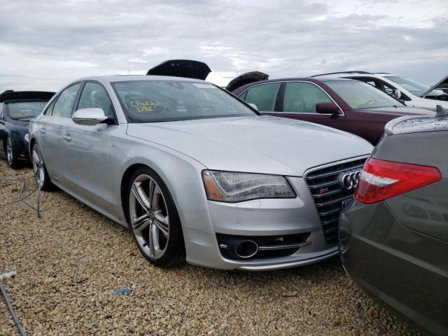 WAUD2AFD4DN032578 - 2013 AUDI S8 QUATTRO SILVER photo 1