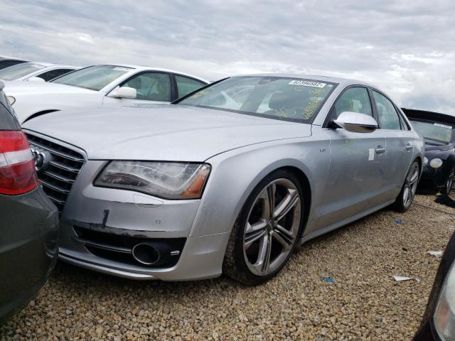 WAUD2AFD4DN032578 - 2013 AUDI S8 QUATTRO SILVER photo 2