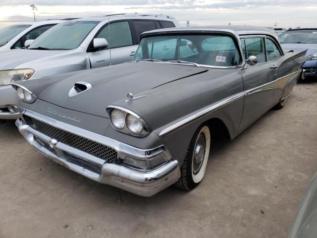 C8PT143664 - 1958 FORD FAIRLANE GRAY photo 2