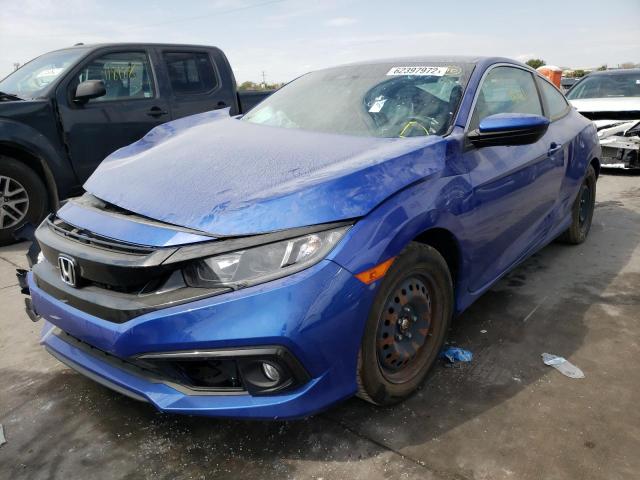 2HGFC4B82KH306189 - 2019 HONDA CIVIC SPOR BLUE photo 2