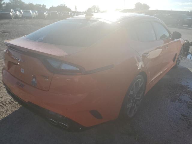 KNAE35LC9K6070285 - 2019 KIA STINGER GT ORANGE photo 4