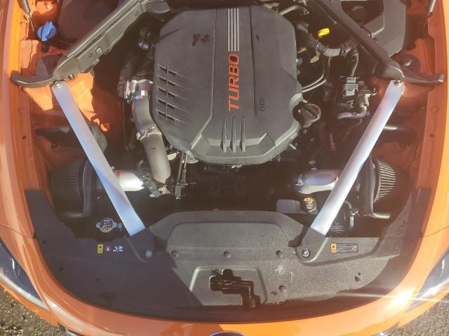 KNAE35LC9K6070285 - 2019 KIA STINGER GT ORANGE photo 7