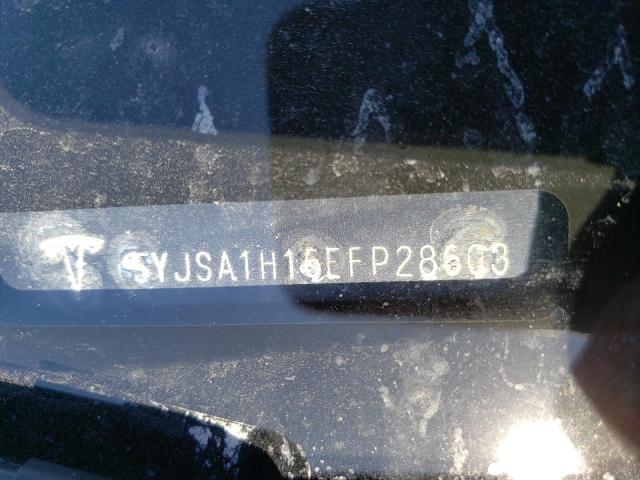 5YJSA1H16EFP28603 - 2014 TESLA MODEL S Կարմիր լուսանկար 10