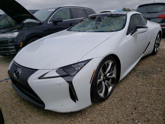 JTHHP5AY3KA006676 - 2019 LEXUS LC 500 WHITE photo 2